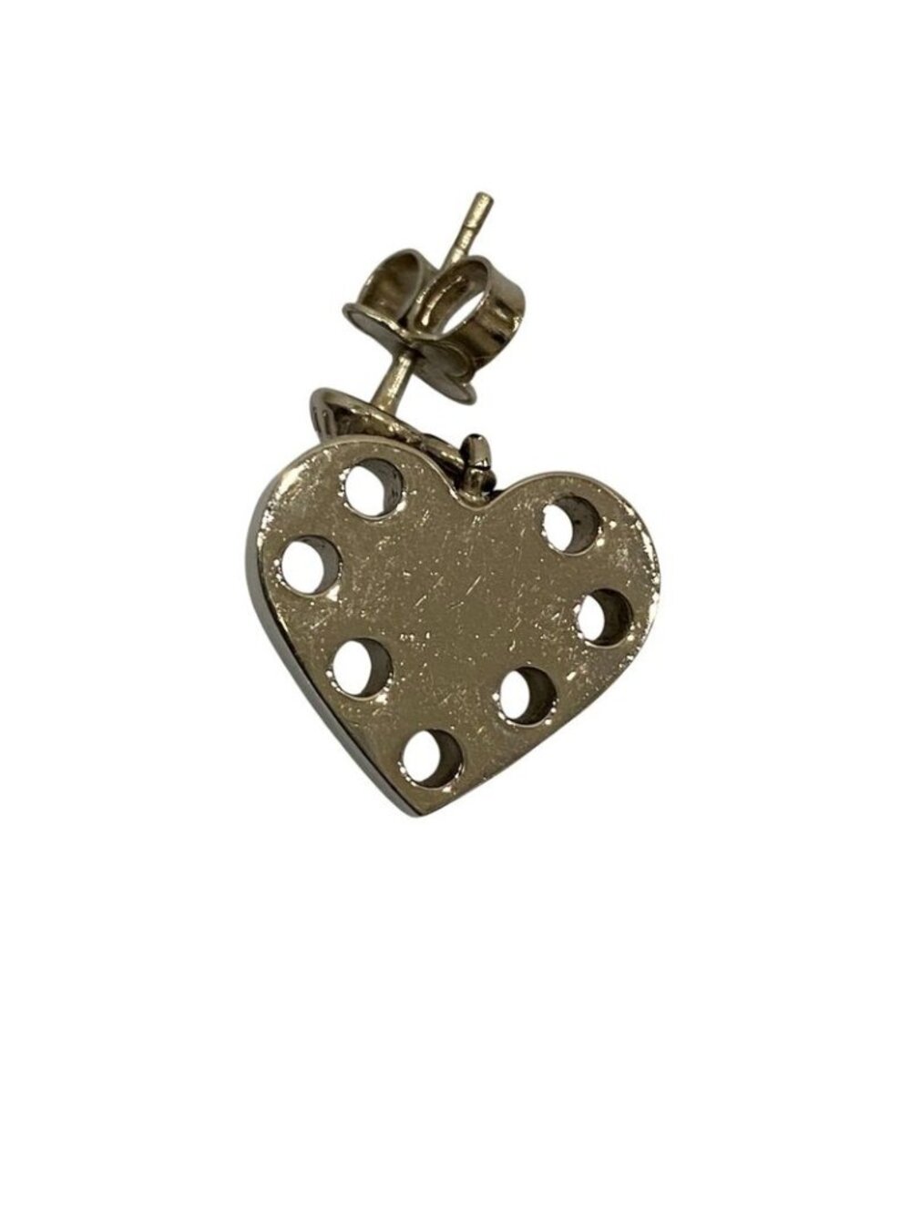 Louis Vuitton Bookle D'oreil Earrings Set Silver Color Gold - Picture 3 of 11